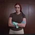 Octokuro in 'Voluptuous Redhead Cleans a Black Dick'