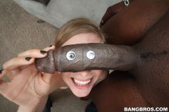 Penny Pax - Petite white girl with glasses takes on big black dick | Picture (252)