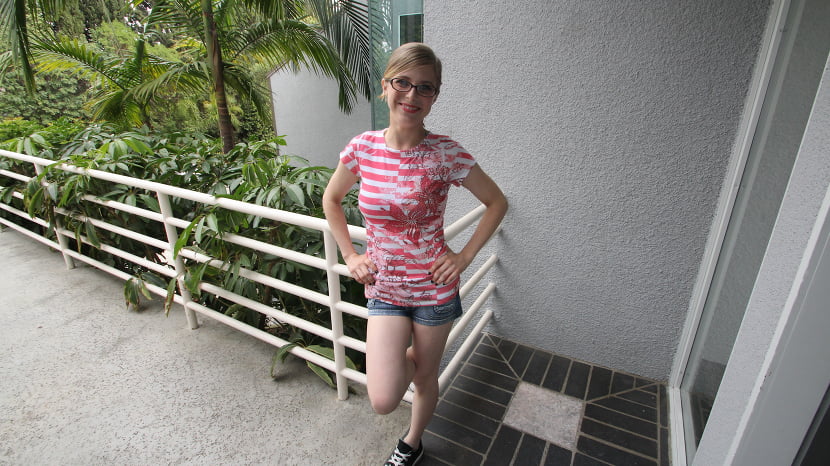Petite white girl with glasses takes on big black dick