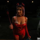 Roxie Sinner in 'A Zombie Swalloween'