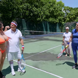 Horny Family Tennis Game