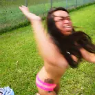 Sasha Yamagucci in 'Sasha catches a ride and some cock'