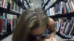 Shortie Breeze - Smart chicks suck dick in the Library! | Picture (12)