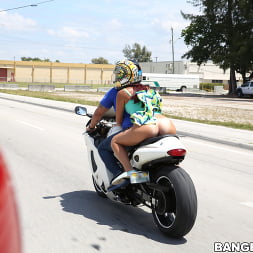 Riding naked on motorcycles