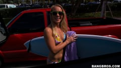 Sunny Stone - Sexy Blonde Amateur Surfer Fucked On The BangBus | Picture (50)