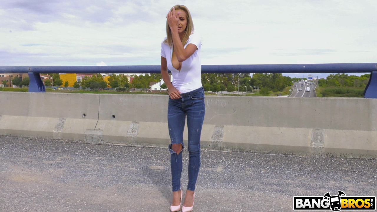Fucking Veronica's Ass On A Highway Bridge