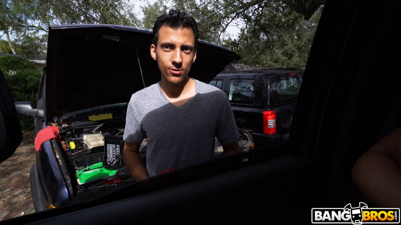 Pornstar Takes on Three Random Guys