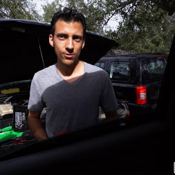 Pornstar Takes on Three Random Guys